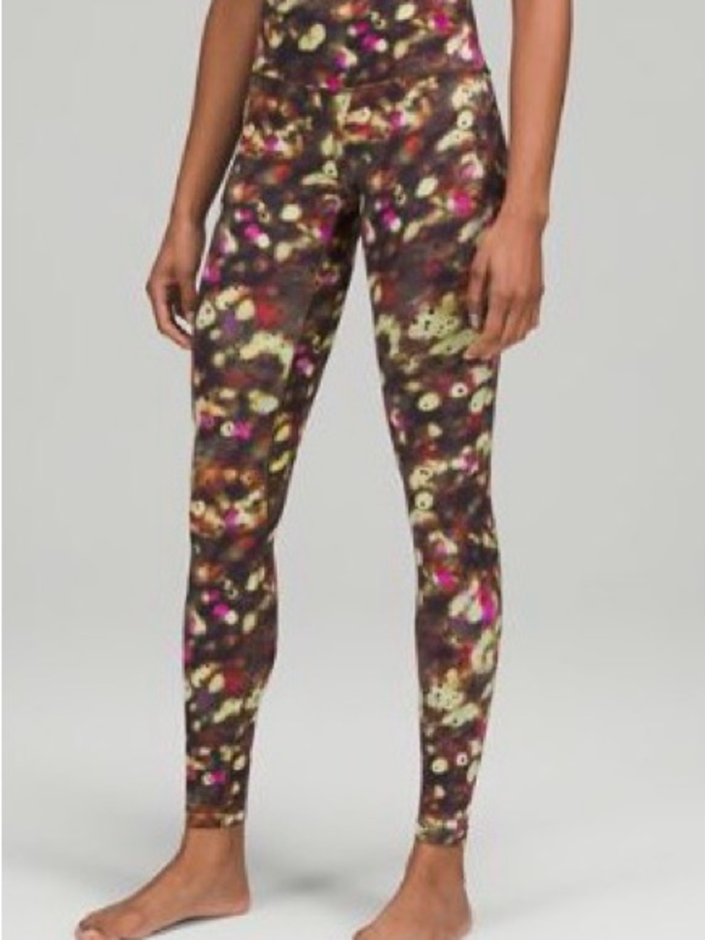 lululemon athletica Splash High-Rise Leggings - Brown & Pink